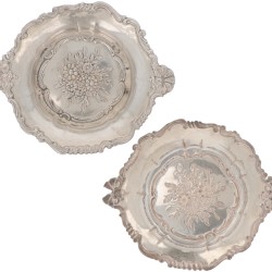 (5) delig lot bonbonschaaltjes zilver.