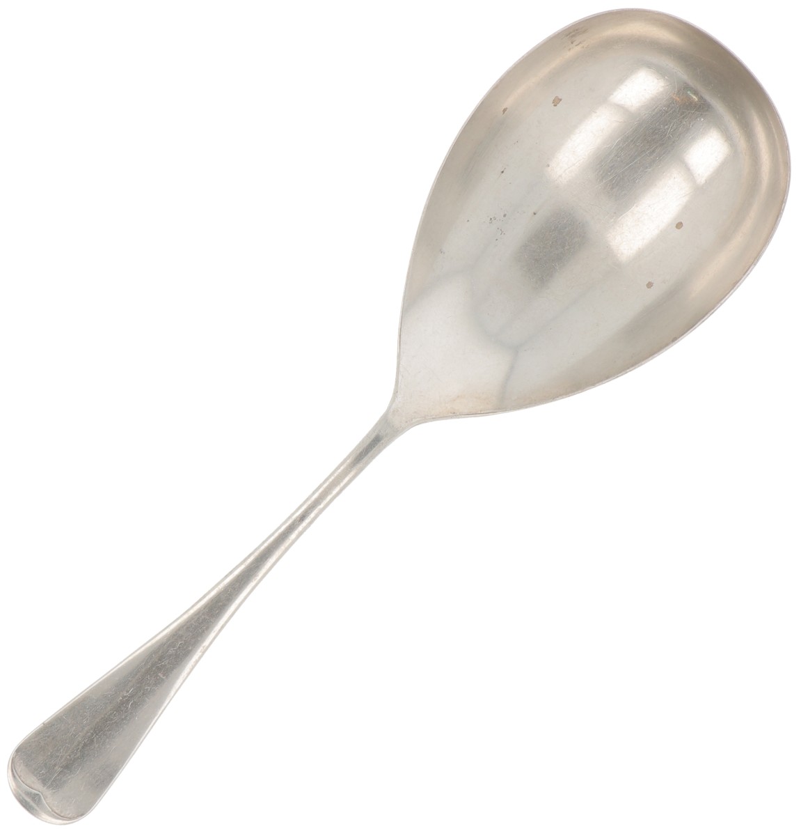 Rijstschep "Haags Lofje" zilver.