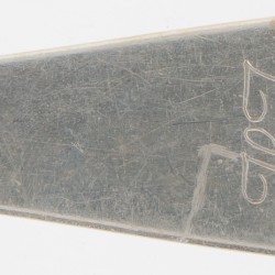 Rijstschep "Haags Lofje" zilver.