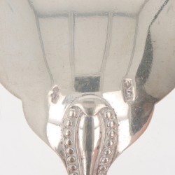 (3) delige set bestekdelen zilver.