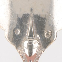 (3) delige set bestekdelen zilver.