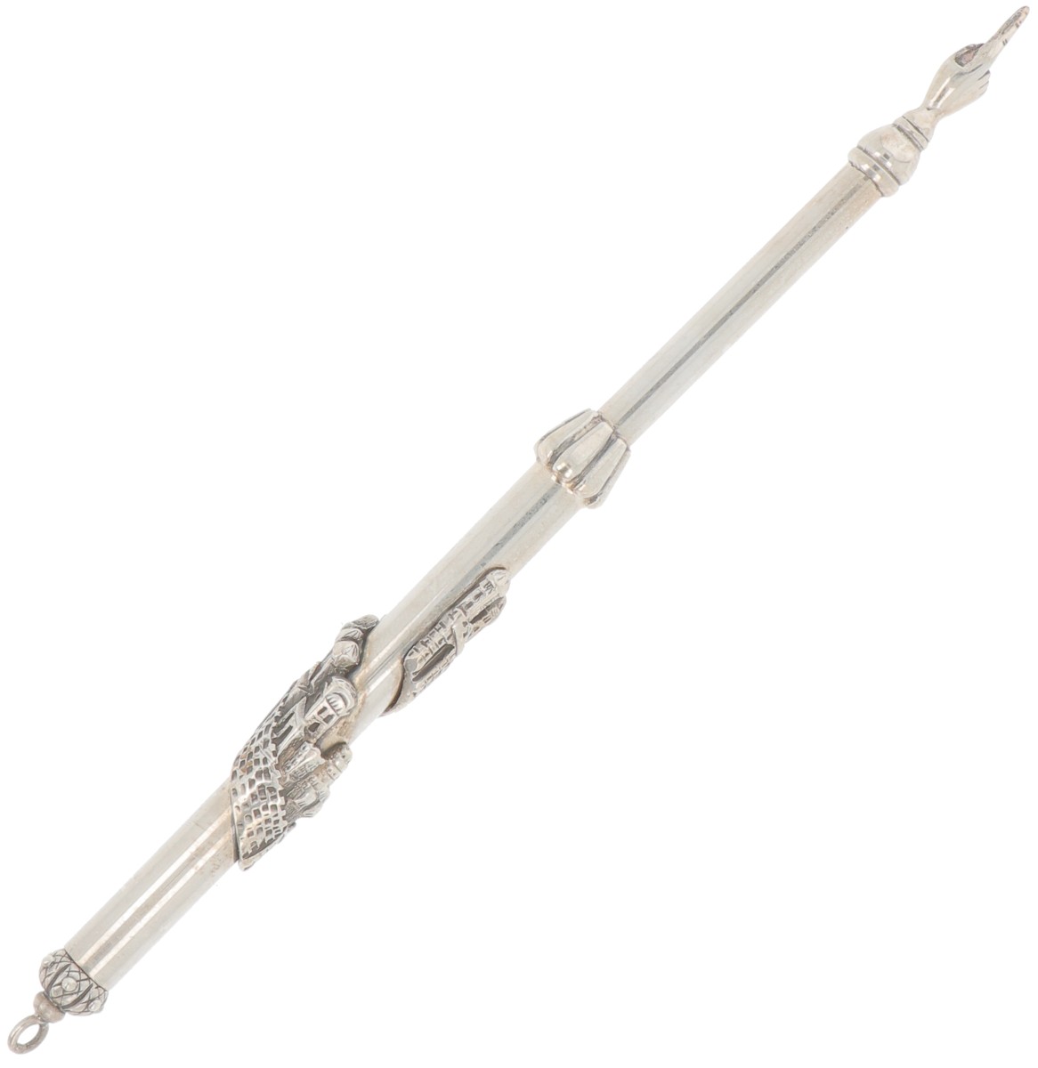Joodse jat ( Thoralezer) zilver.