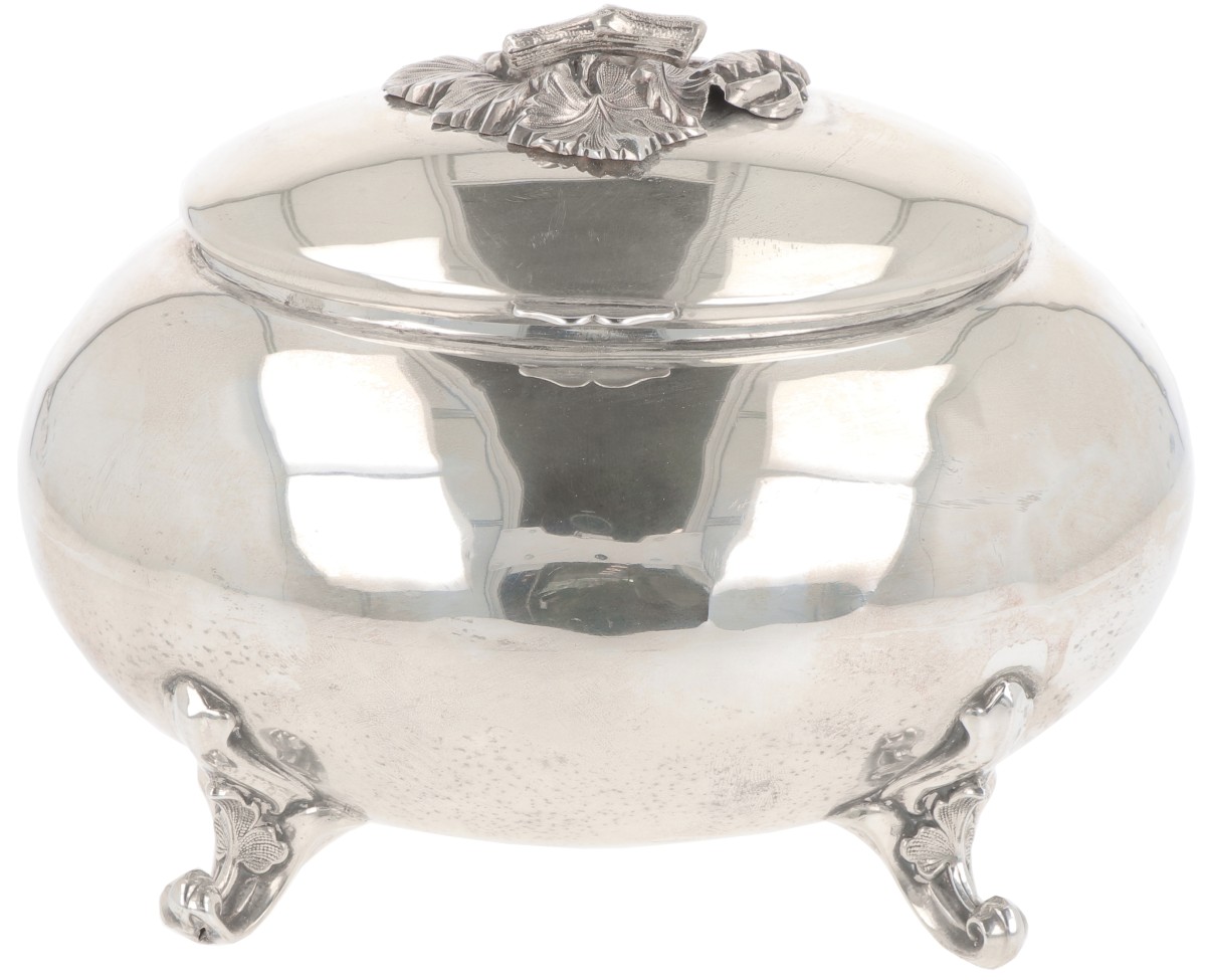Koektrommel zilver.