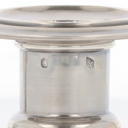 Handkandelaar / Blaker zilver.