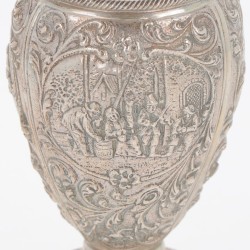 Lepelvaasje zilver.