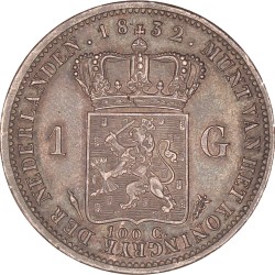 1 Gulden. Willem I. 1832. Prachtig.