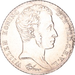 1 Gulden. Willem I. 1839. Prachtig +.