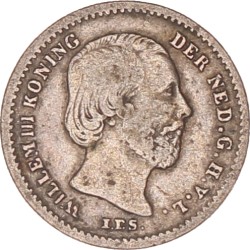 5 Cent. Willem III. 1853. Fraai / Zeer Fraai.