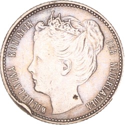 25 Cent. Wilhelmina. 1898. Zeer Fraai.