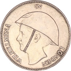 1 Gulden. Wilhelmina in Londen. 1940. Zeer Fraai / Prachtig.