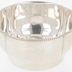 (3) delig roomstel zilver.