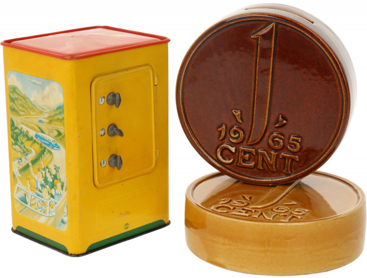 (3) delig lot spaarpotten
