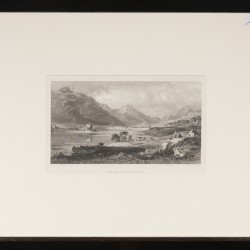 Een lot van (8) gravures voorstellende diverse landschappen, 19e eeuw.