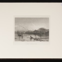 Een lot van (8) gravures voorstellende diverse landschappen, 19e eeuw.