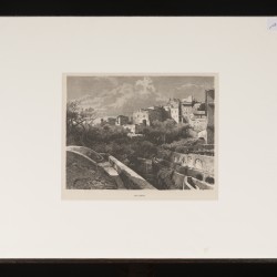 Een lot van (8) gravures voorstellende diverse landschappen, 19e eeuw.