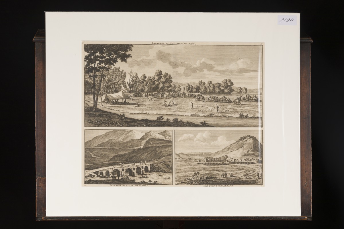 Een lot van (8) gravures voorstellende diverse landschappen, 19e eeuw.