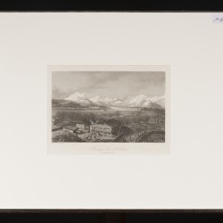 Een lot van (6) diverse lithografieën, waaronder de Slag bij Lansberg en Perugia, 19e eeuw. 