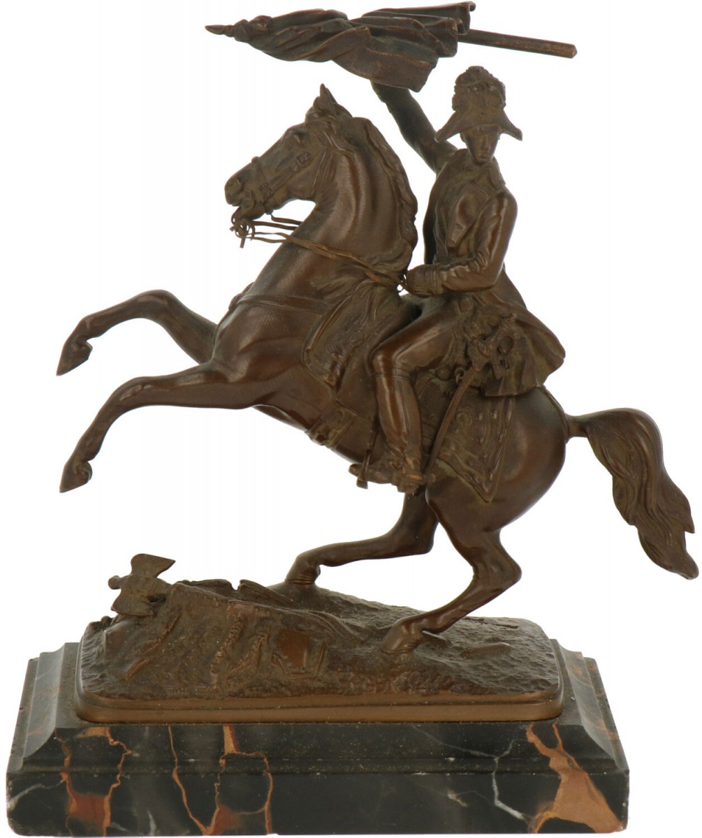 Een Russisch bronzen sculptuur. 20e eeuw.