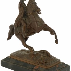 Een Russisch bronzen sculptuur. 20e eeuw.
