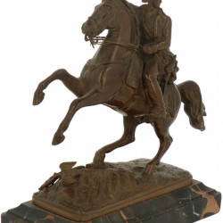 Een Russisch bronzen sculptuur. 20e eeuw.