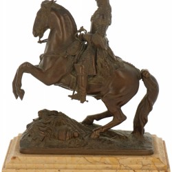 Een Russisch bronzen sculptuur. 20e eeuw.