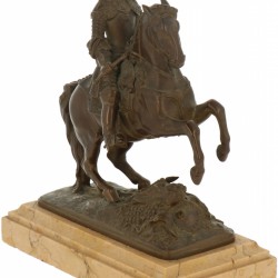 Een Russisch bronzen sculptuur. 20e eeuw.
