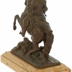 Een Russisch bronzen sculptuur. 20e eeuw.
