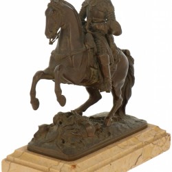 Een Russisch bronzen sculptuur. 20e eeuw.