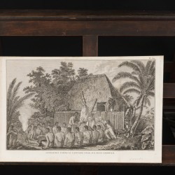 Een lot bestaande uit (3) diverse gravures van verschillende landschappen (James Cook), 18e eeuw.
