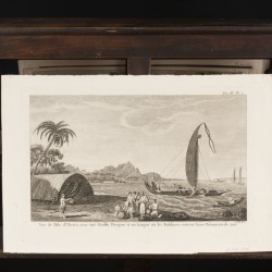 Een lot bestaande uit (3) diverse gravures van verschillende landschappen (James Cook), 18e eeuw.