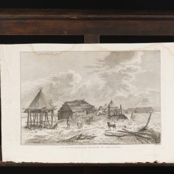 Een lot bestaande uit (3) gravures met diverse topografische landschappen (James Cook), w.o. Kamtchatka, 18e eeuw.