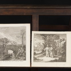 Een lot bestaande uit (4) gravures van diverse taferelen (James Cook), 18e eeuw.
