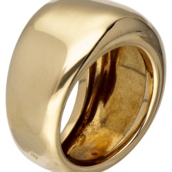 Cartier 'Nouvelle Vague' 18 kt. geelgouden dome ring.