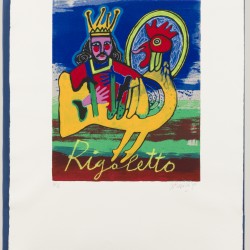 "Corneille" - Guillaume Cornelis van Beverloo (Liège 1922 - 2010, Auvers-sur-Oise, Frankrijk), Ommagio a G. Verdi.