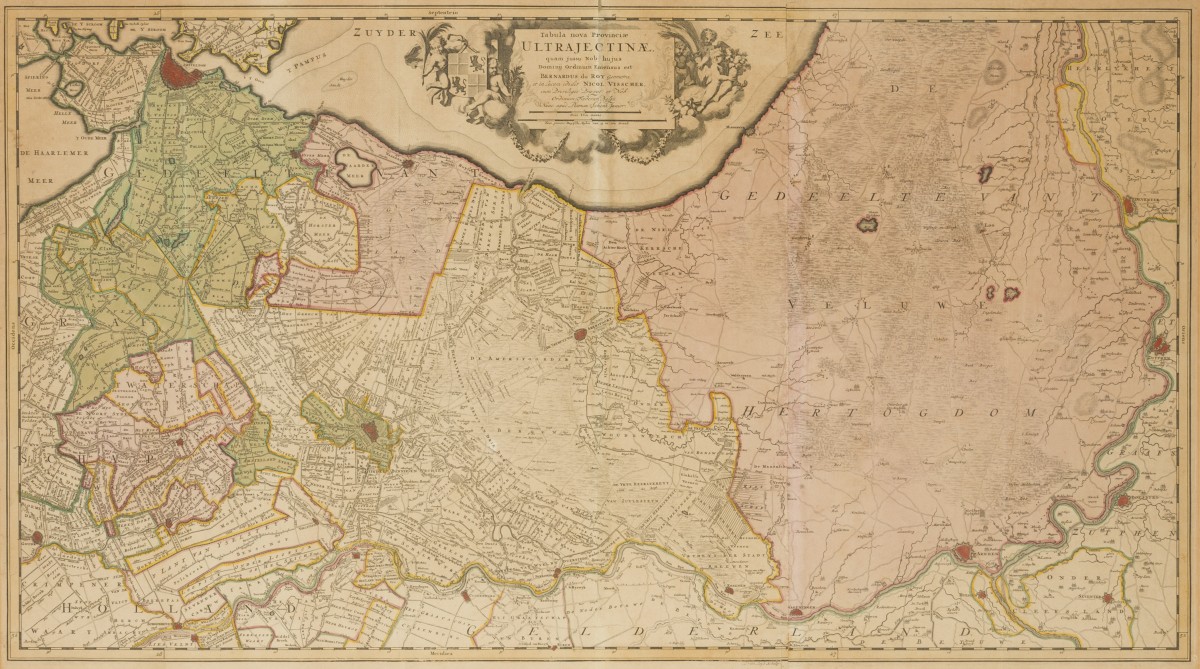 Nicolaas Visscher / Pieter Schenk Jr. - Tabula Nova Provinciae Ultrajectinae - ca. 1740