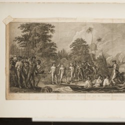 James Cook; Landing op het eiland Tanna een van de nieuwe Hebriden.