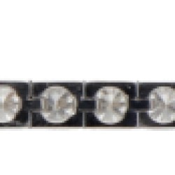 18 kt. Witgouden tennisarmband bezet met ca. 7.60 ct. diamant.