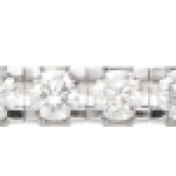 18 kt. Witgouden tennisarmband bezet met ca. 7.60 ct. diamant.