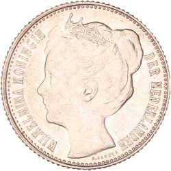 ½ gulden. Wilhelmina. 1905. Prachtig.