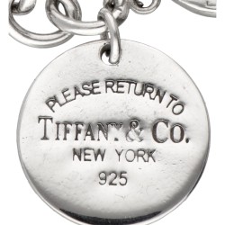 Sterling zilveren 'Please Return to Tiffany & Co.' schakelarmband.