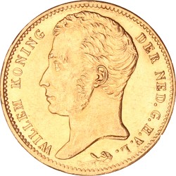 10 gulden goud. Willem I. 1839. UNC -.