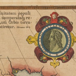 Abraham Ortelius (Antwerpen 1527 - 1598), Landkaart van het Oude Romeinse Rijk, Europa en Noord-Afrika - Romani Imperii Imago, Antwerpen, 1587.