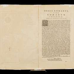 Abraham Ortelius (Antwerpen 1527 - 1598), Landkaart van het Oude Romeinse Rijk, Europa en Noord-Afrika - Romani Imperii Imago, Antwerpen, 1587.