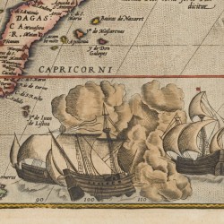 Abraham Ortelius (Antwerpen 1527 - 1598), Landkaart van het Afrikaanse continent - Africae Tabula Nova, Christoffel Plantijn, Antwerpen, 1570.