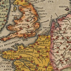 Abraham Ortelius (Antwerpen 1527 - 1598), Landkaart het Europese continent - Europae, 1584.