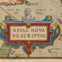 Abraham Ortelius (Antwerpen 1527 - 1598), Landkaart van Azië - Asiae nova descriptio, 1570.