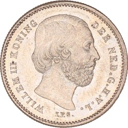 25 Cent. Willem III. 1890. FDC.