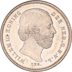 25 Cent. Willem III. 1890. FDC.