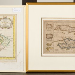 Jacques Nicolas Bellin (1703 - 1772), Landkaart van Barbados, onbekend maker: Dominicaanse Republiek. 