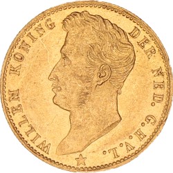 5 gulden goud. Willem I. 1826 B. Prachtig / UNC.